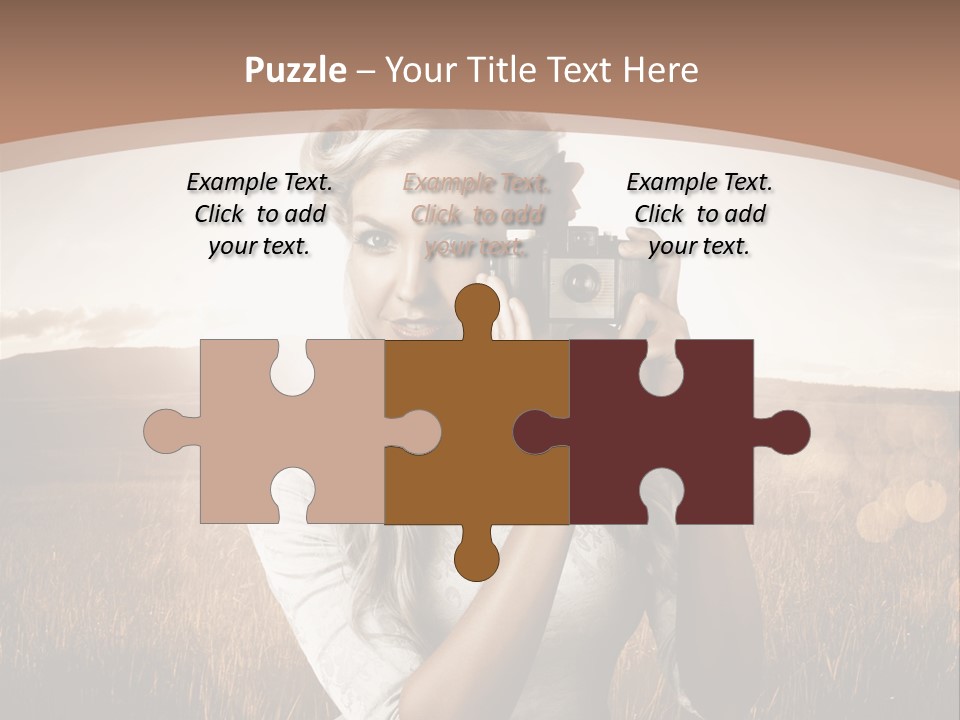 Object Creative Woman PowerPoint Template