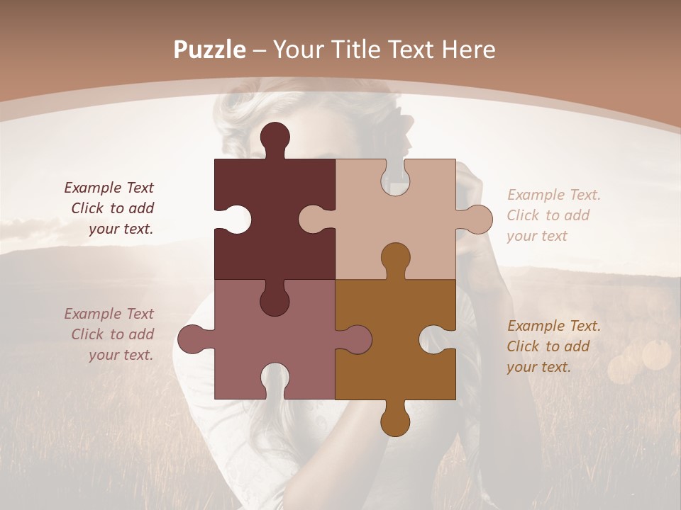 Object Creative Woman PowerPoint Template