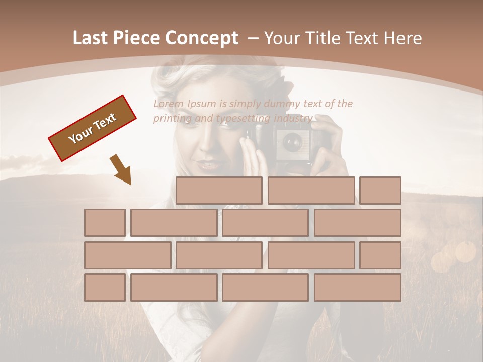 Object Creative Woman PowerPoint Template