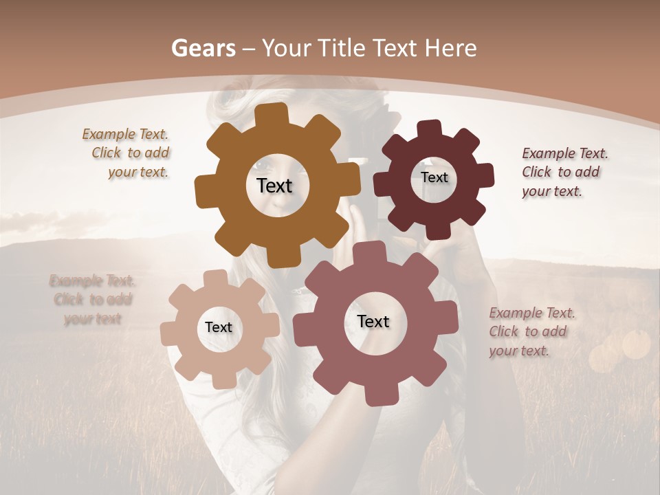 Object Creative Woman PowerPoint Template