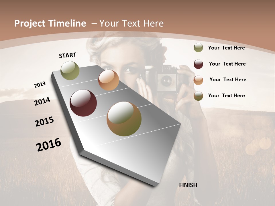 Object Creative Woman PowerPoint Template