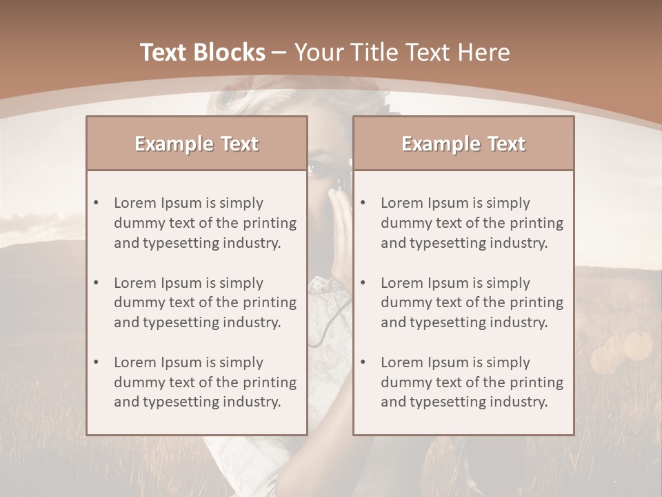 Object Creative Woman PowerPoint Template