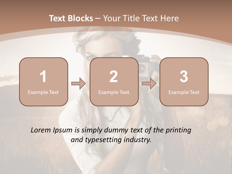 Object Creative Woman PowerPoint Template