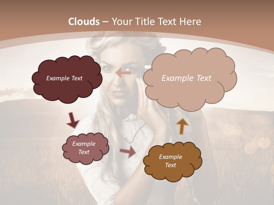 Object Creative Woman PowerPoint Template