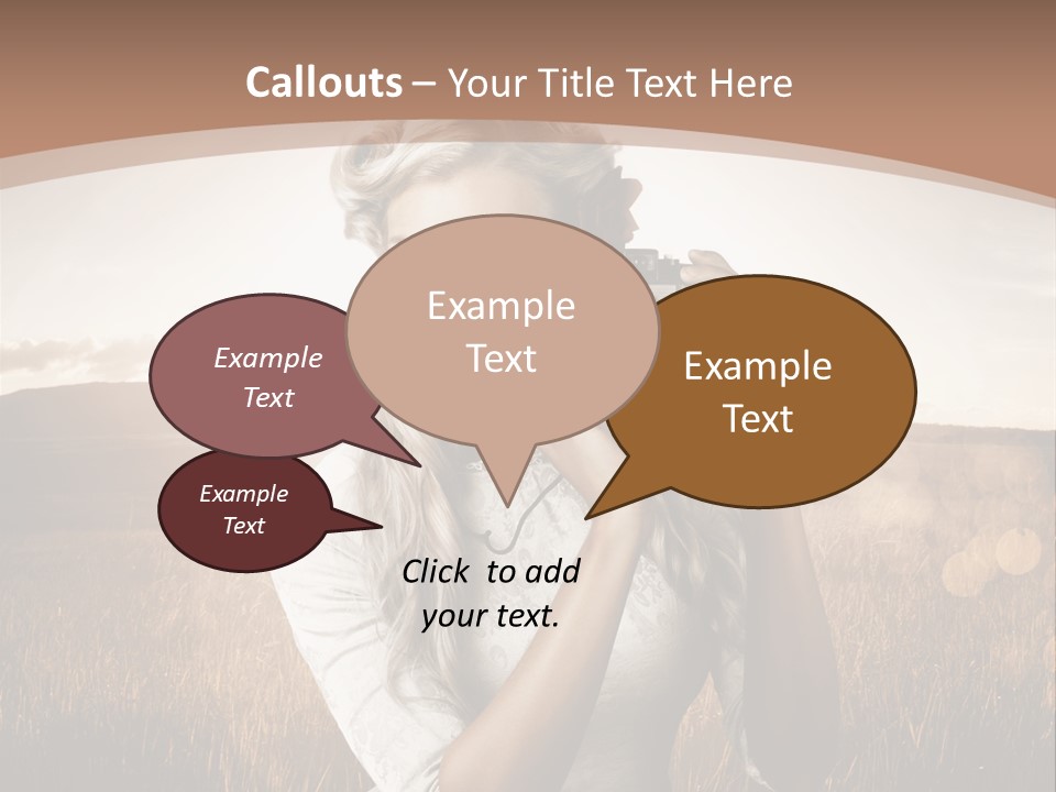 Object Creative Woman PowerPoint Template