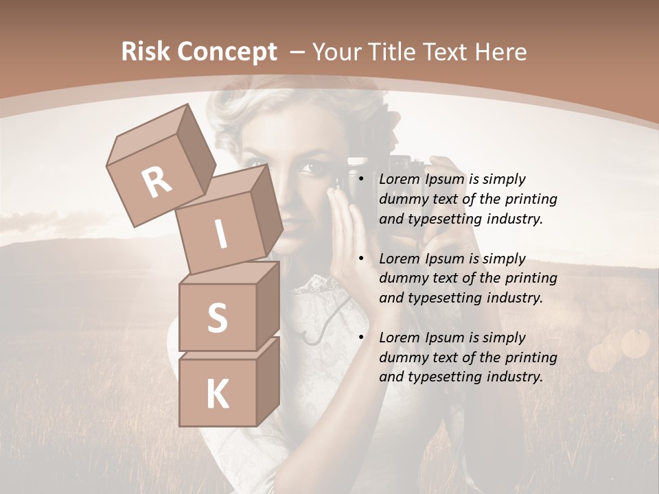 Object Creative Woman PowerPoint Template