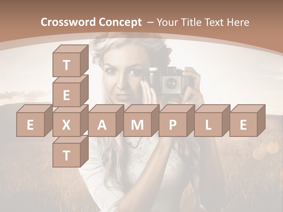 Object Creative Woman PowerPoint Template