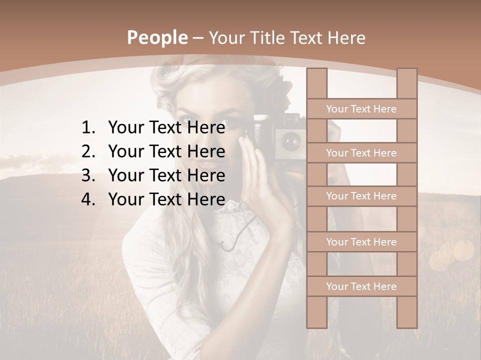 Object Creative Woman PowerPoint Template