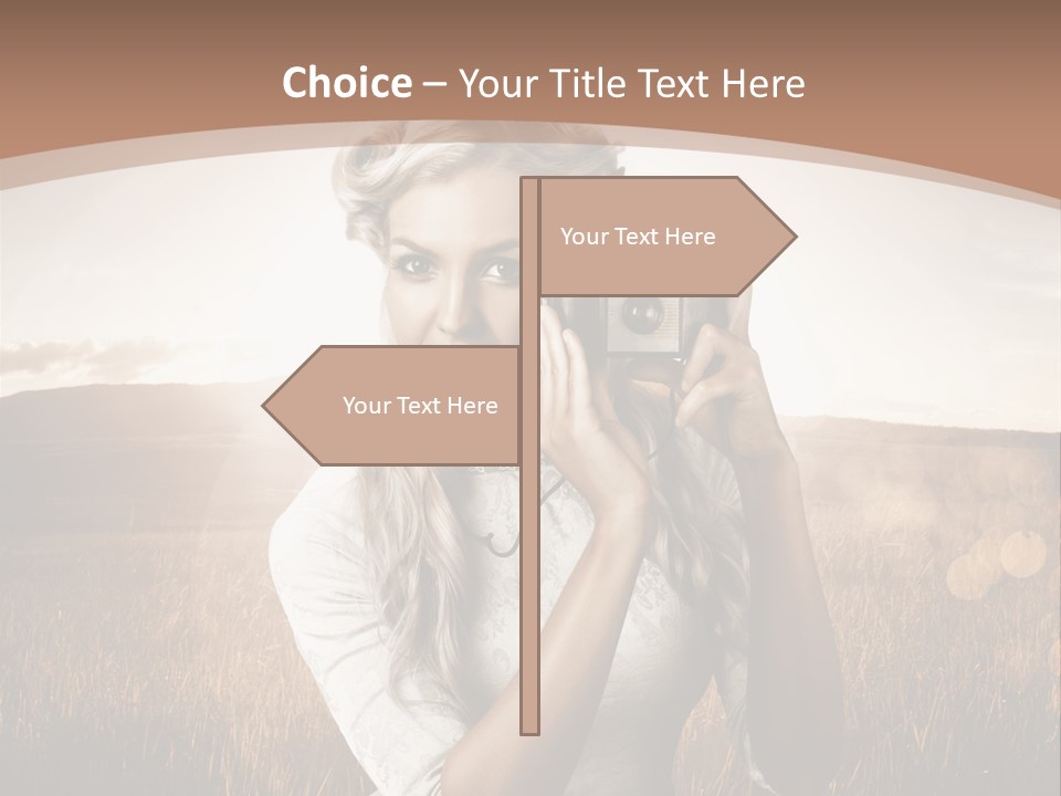 Object Creative Woman PowerPoint Template