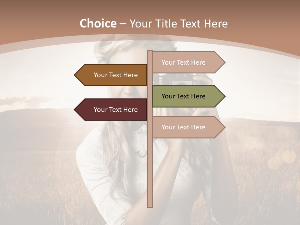 Object Creative Woman PowerPoint Template