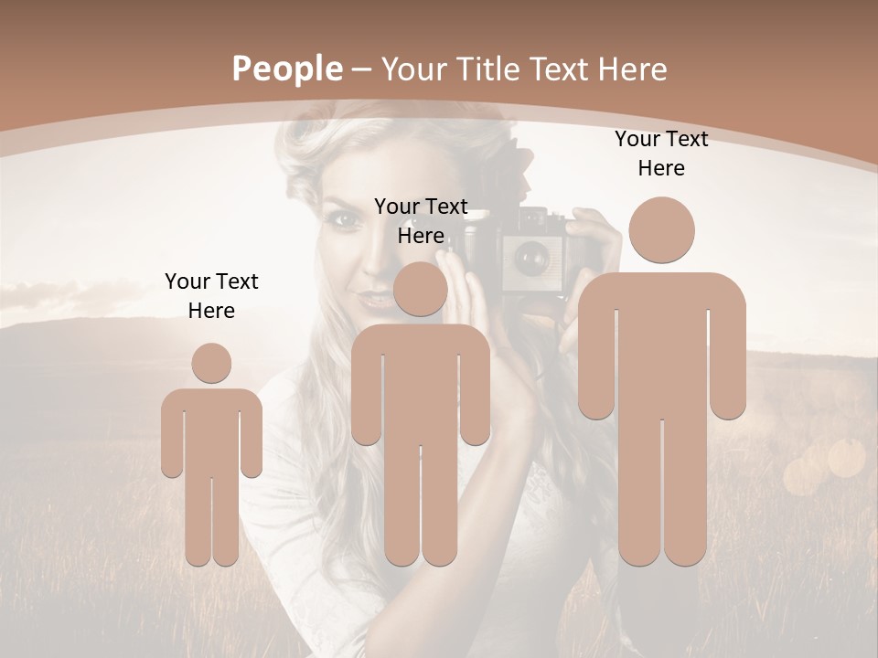 Object Creative Woman PowerPoint Template