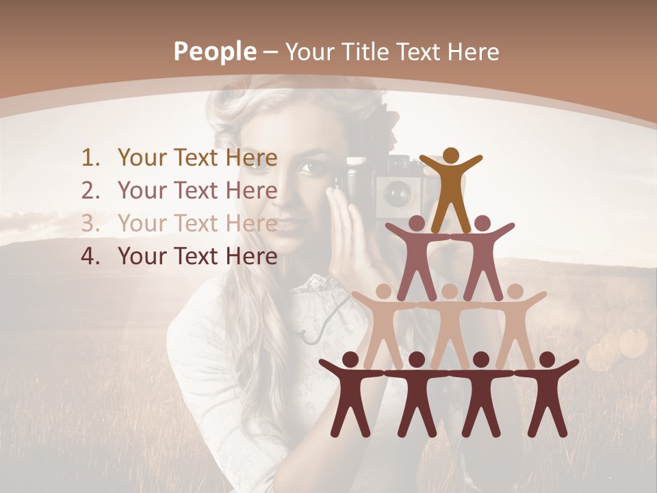 Object Creative Woman PowerPoint Template