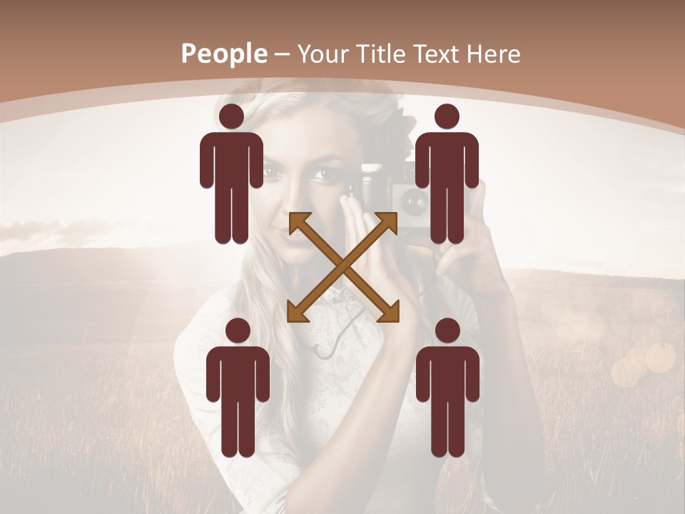 Object Creative Woman PowerPoint Template