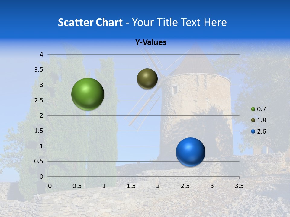 Blue Mediterranean Old PowerPoint Template