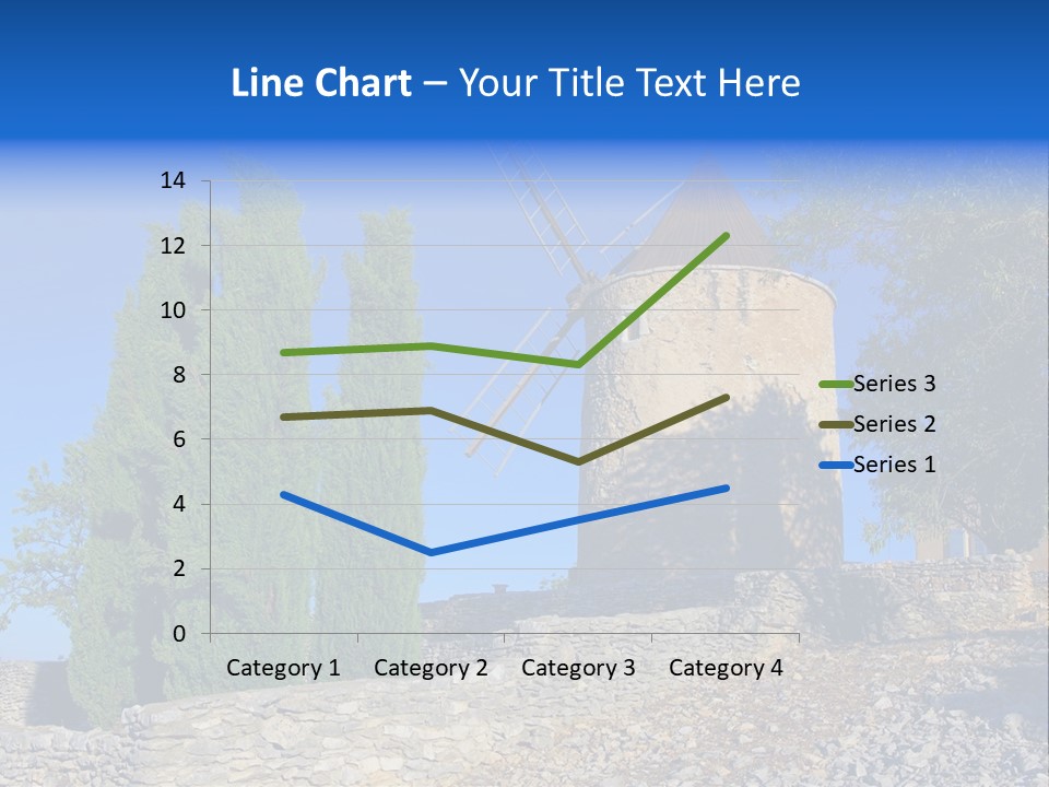 Blue Mediterranean Old PowerPoint Template