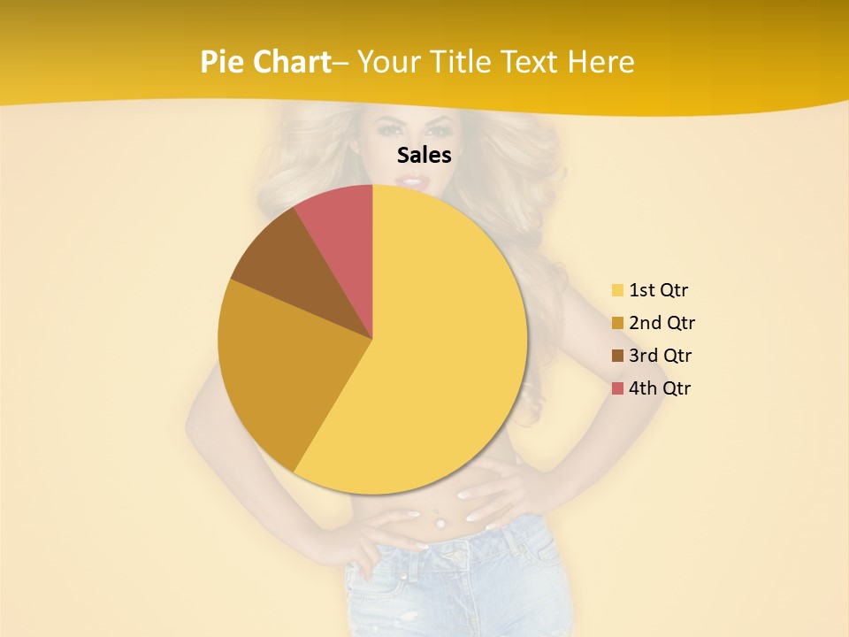 Busty Portrait Short PowerPoint Template