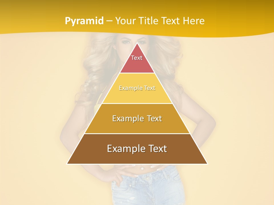 Busty Portrait Short PowerPoint Template