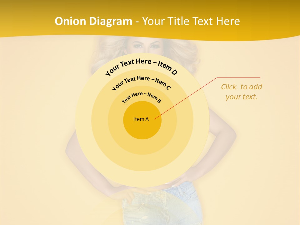 Busty Portrait Short PowerPoint Template