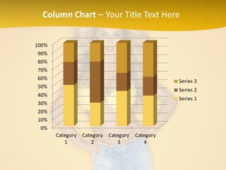 Busty Portrait Short PowerPoint Template