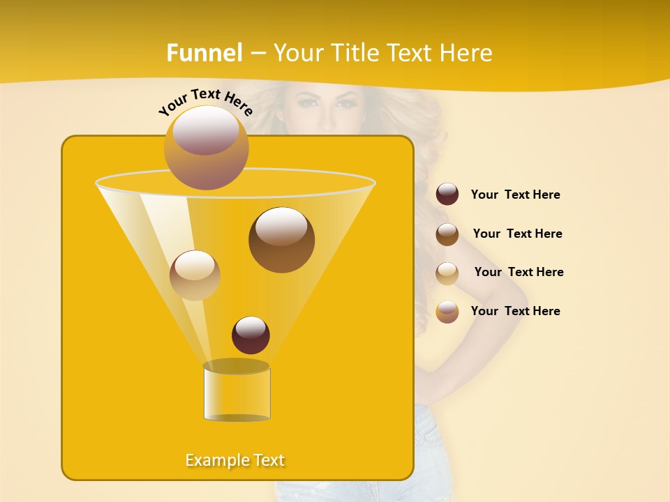 Busty Portrait Short PowerPoint Template