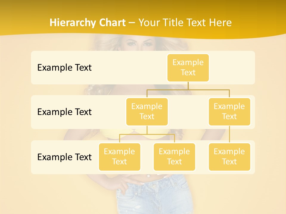 Busty Portrait Short PowerPoint Template