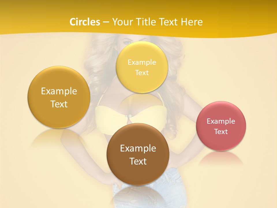 Busty Portrait Short PowerPoint Template