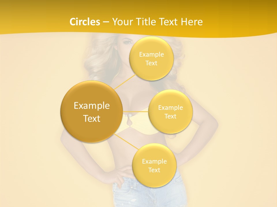 Busty Portrait Short PowerPoint Template