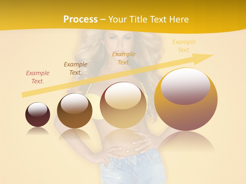 Busty Portrait Short PowerPoint Template