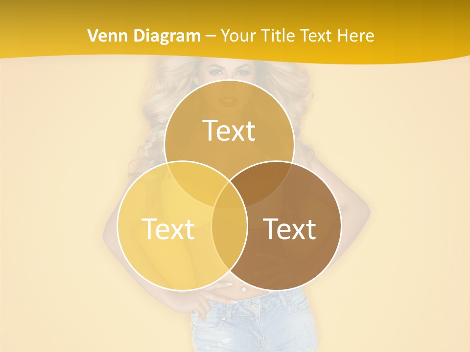 Busty Portrait Short PowerPoint Template