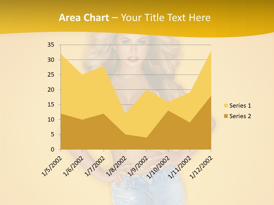 Busty Portrait Short PowerPoint Template