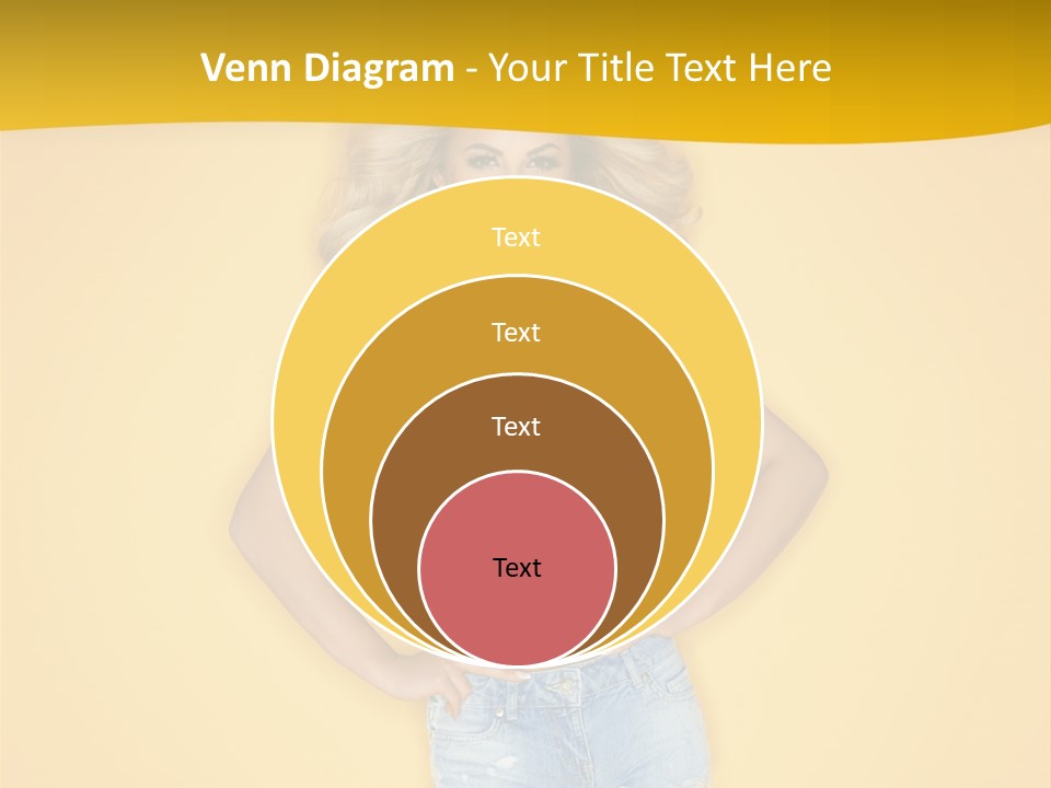 Busty Portrait Short PowerPoint Template