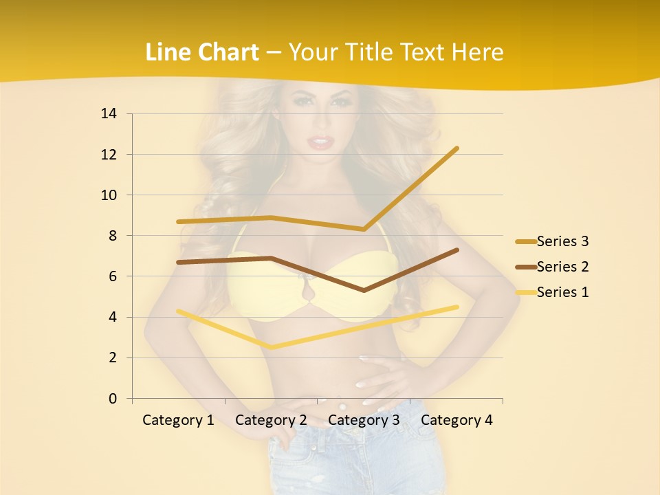 Busty Portrait Short PowerPoint Template