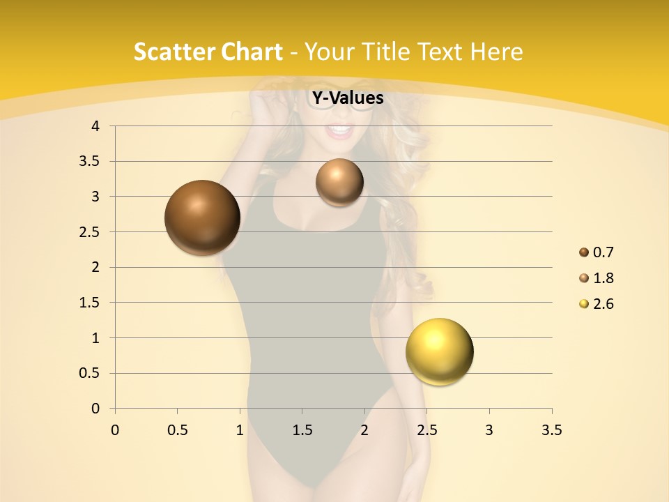 Sensual Hot Blond PowerPoint Template