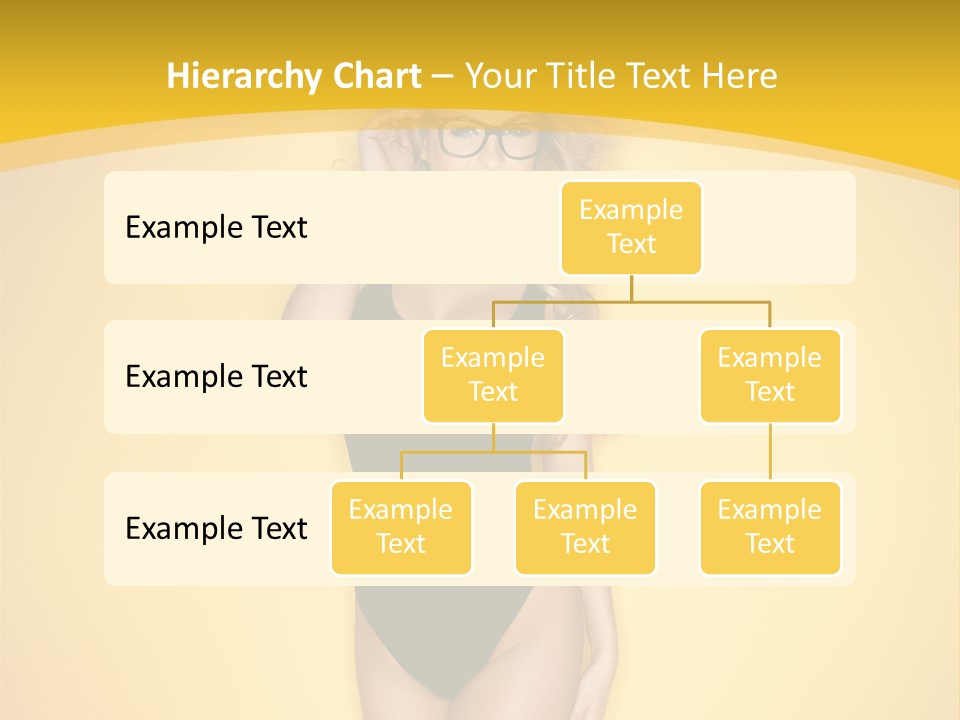 Sensual Hot Blond PowerPoint Template