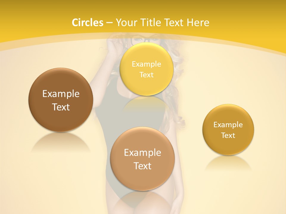 Sensual Hot Blond PowerPoint Template