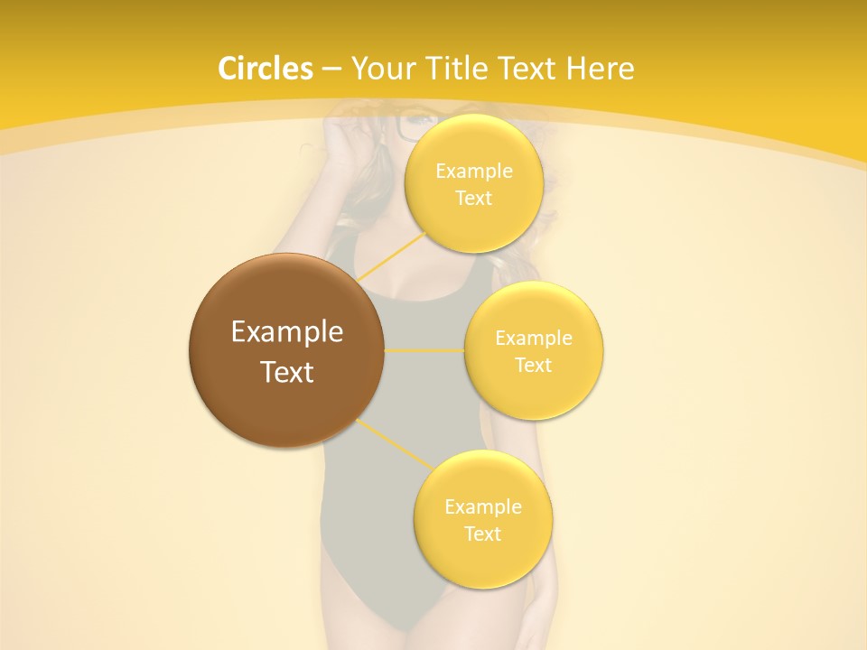 Sensual Hot Blond PowerPoint Template