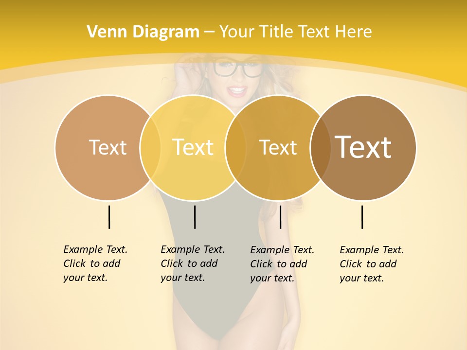 Sensual Hot Blond PowerPoint Template