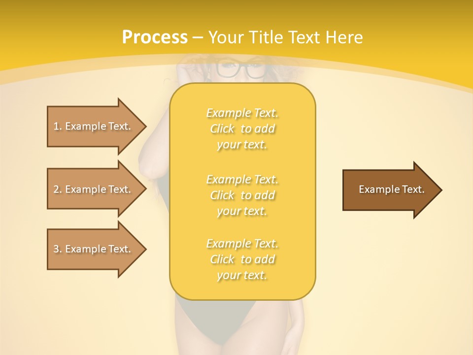 Sensual Hot Blond PowerPoint Template