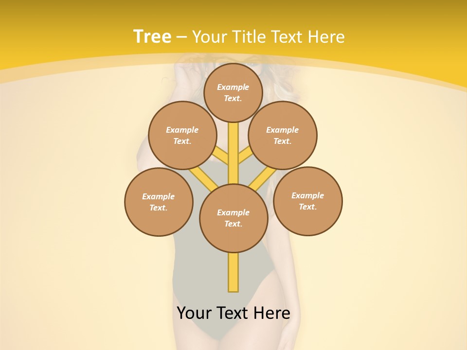 Sensual Hot Blond PowerPoint Template