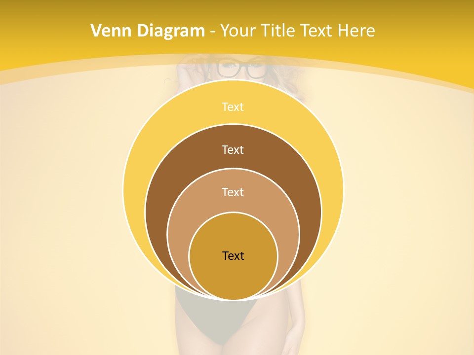 Sensual Hot Blond PowerPoint Template