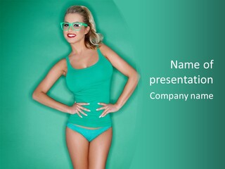 Breast Hot Curvaceous PowerPoint Template
