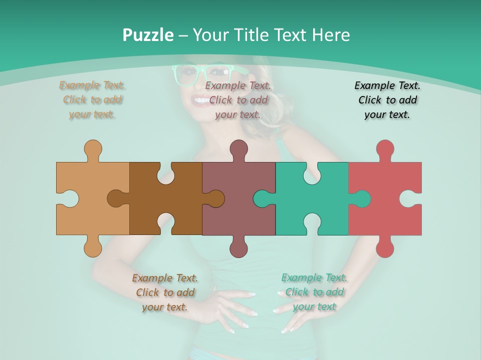 Breast Hot Curvaceous PowerPoint Template