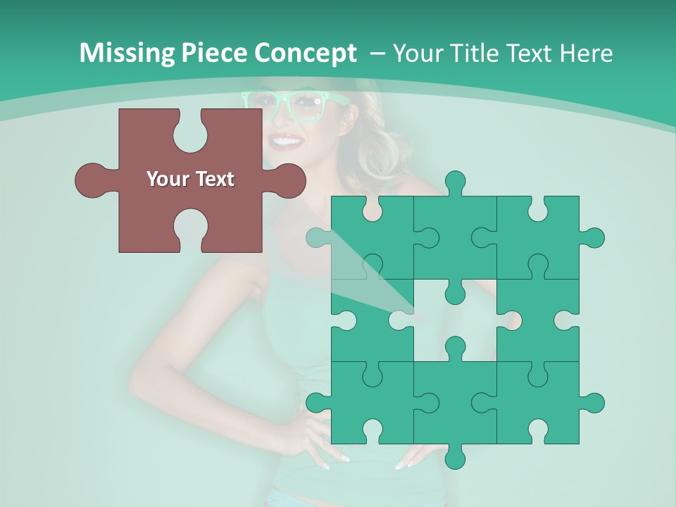 Breast Hot Curvaceous PowerPoint Template