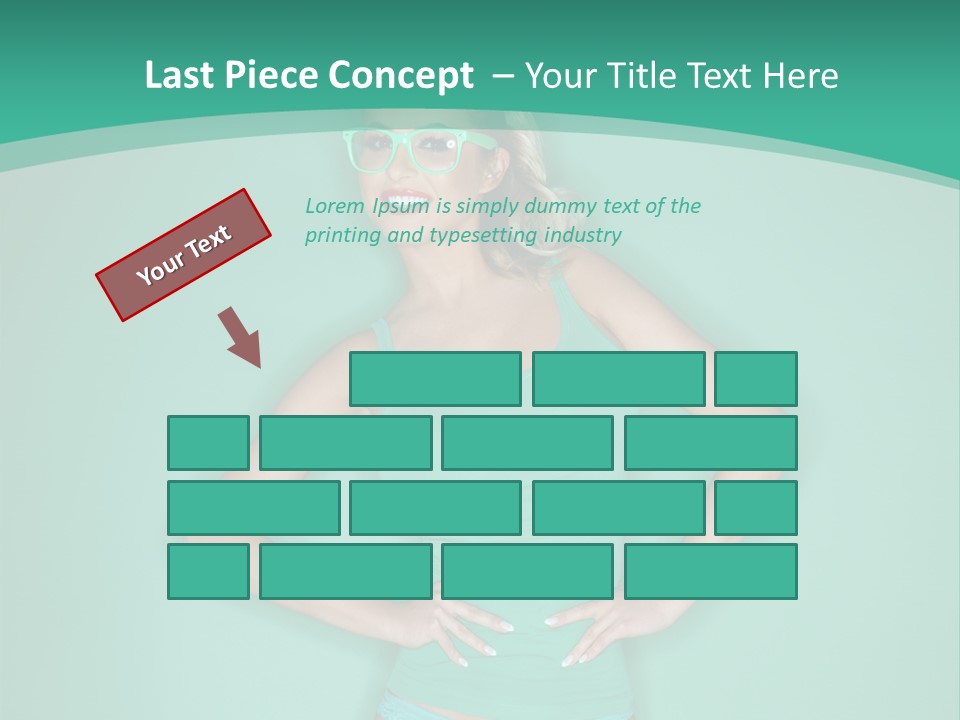 Breast Hot Curvaceous PowerPoint Template