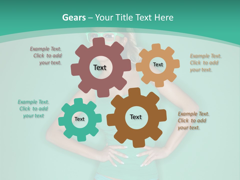 Breast Hot Curvaceous PowerPoint Template