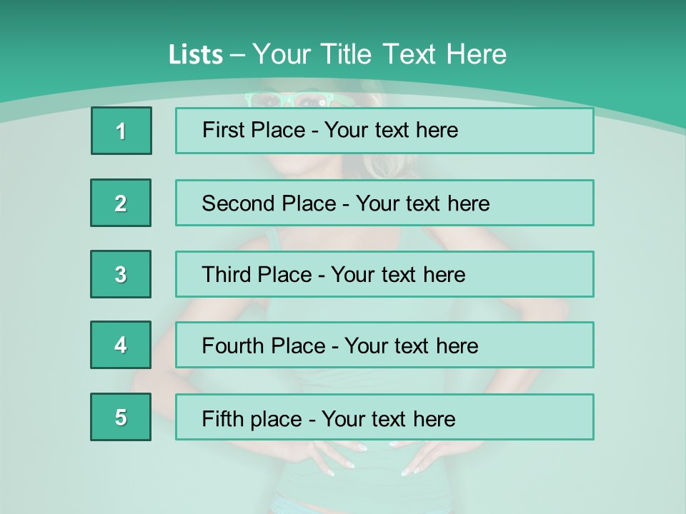 Breast Hot Curvaceous PowerPoint Template