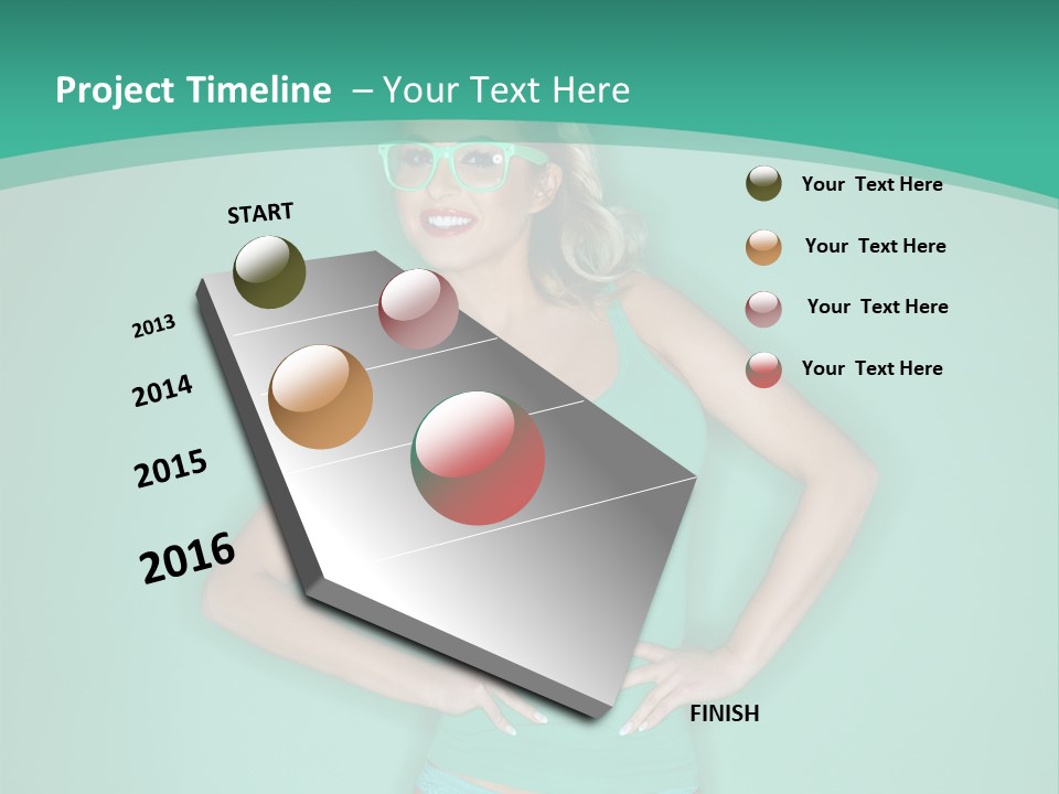 Breast Hot Curvaceous PowerPoint Template