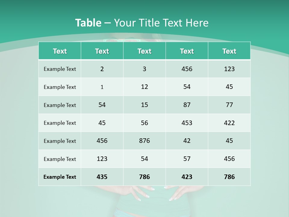 Breast Hot Curvaceous PowerPoint Template