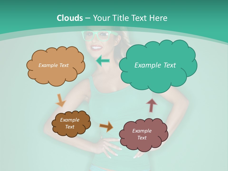 Breast Hot Curvaceous PowerPoint Template