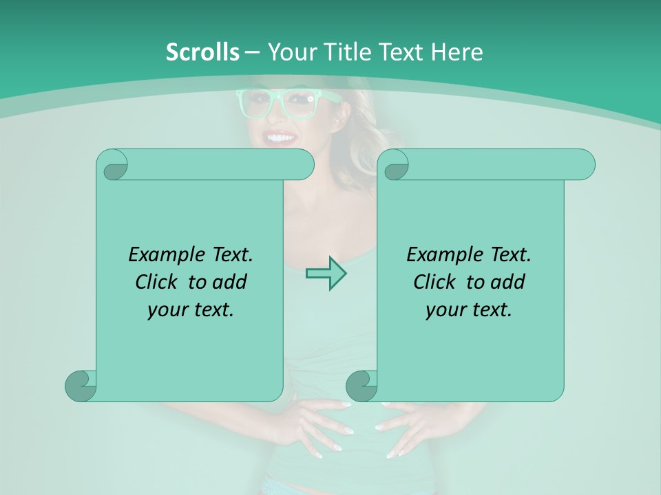 Breast Hot Curvaceous PowerPoint Template